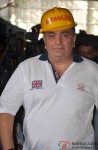 Rishi Kapoor during Aurangzeb's Press Meet at a Construction Site