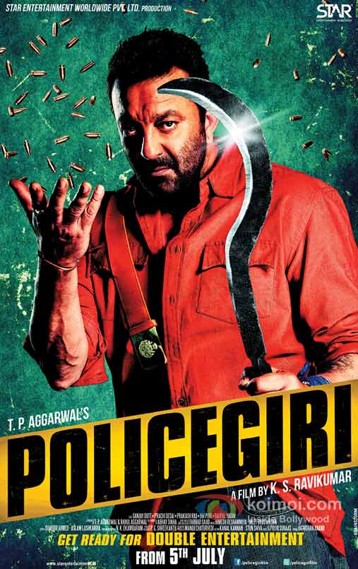 Sanjay Dutt in Policegiri Movie Poster Frist Look Pic 2