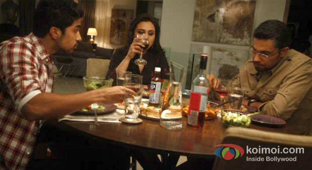 Saqib Saleem, Rani Mukerji And Randeep Hooda in Bombay Talkies Movie Stills