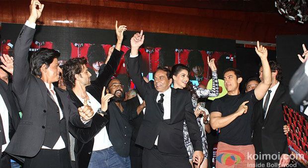 Shah Rukh Khan, Hrithik Roshan, Sangeeth Sivan, Dharamendra And Aamir Khan At Yamla Pagla Deewana 2 Music Launch