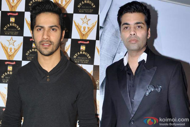 Varun Dhawan and Karan Johar