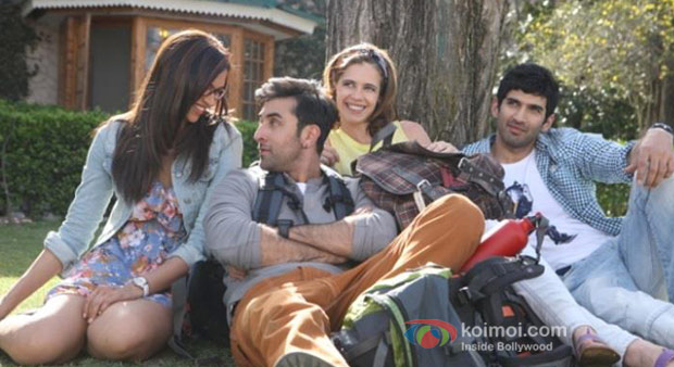 Deepika Padukone, Ranbir Kapoor, Kalki Koechlin and Aditya Roy Kapur in Yeh Jawaani Hai Deewani Movie Stills
