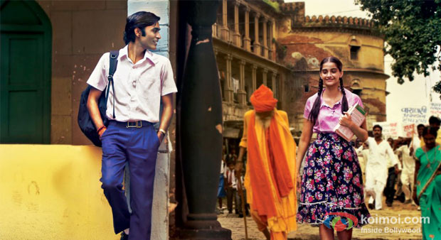 Dhanush And  Sonam Kapoor in Raanjhanaa Movie Stills