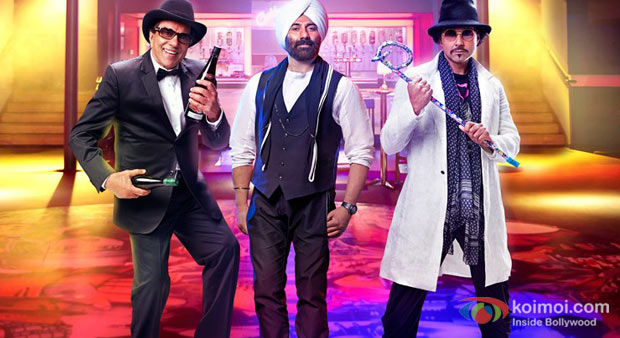 Dharmendra, Sunny Deol And Bobby Deol in Yamla Pagla Deewana 2  Movie Stills