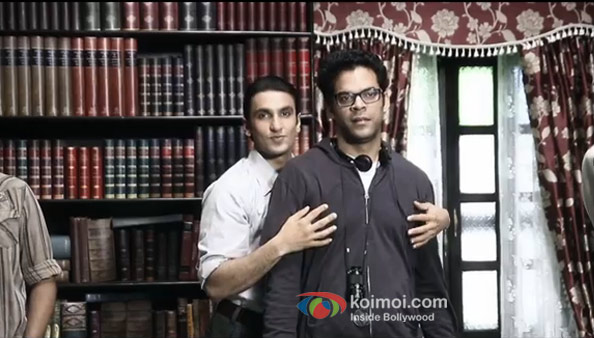 Ranveer Singh in Lootera Making Stills