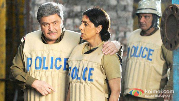 Rishi Kapoor And Neetu Kapoor on The Sets of Besharam