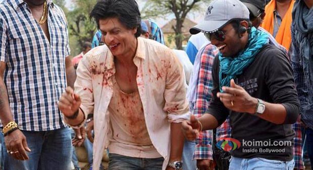 Shah Rukh Khan on The Sets Chennai Express