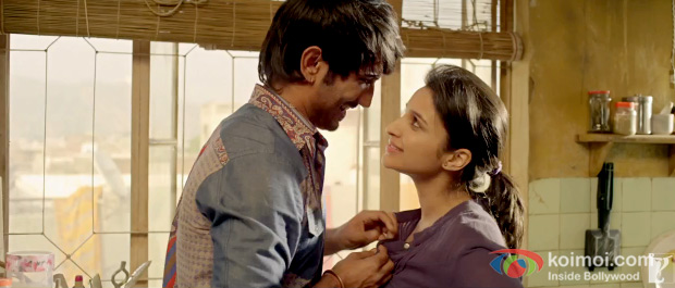 Sushant Singh Rajput And Parineeti Chopra in Shuddh Desi Romance Movie Stills
