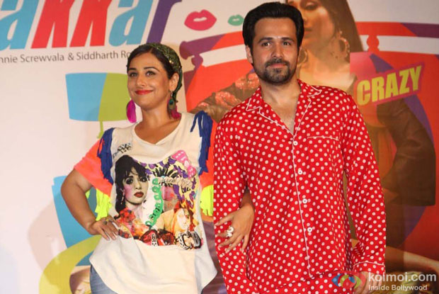 Vidya Balan and Emraan Hashmi at an event