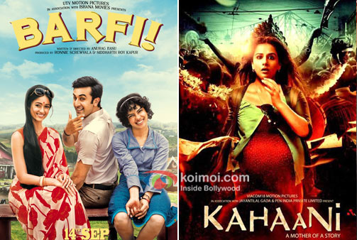 Barfi! Movie Poster And Kahaani Movie Poster