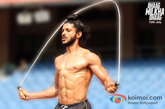 Farhan Akhtar In Bhaag Milkha Bhaag Movie Stills