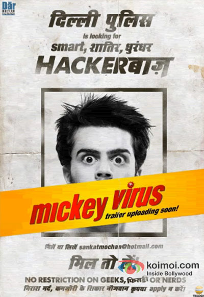 Manish Paul in Mickey Virus Movie Poster