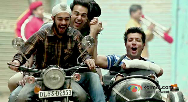 Manjot Singh, Pulkit Samrat And Varun Sharma in Fukrey Movie Stills