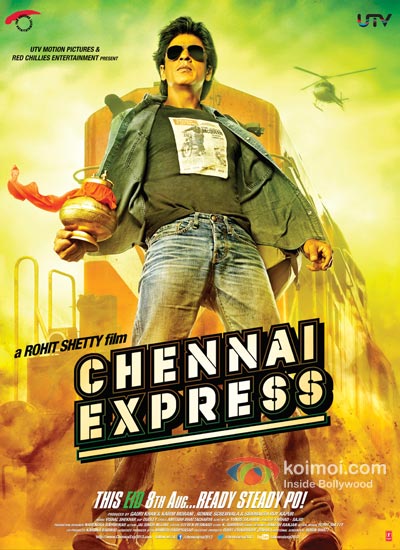 Shah Rukh Khan in Chennai Express Movie Poster