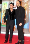 Shah Rukh Khan And Rohit Shetty At Chennai Express Success Party Pic 2