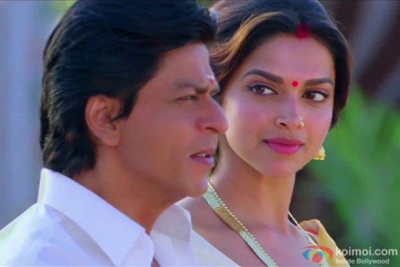 Shah Rukh Khan and Deepika Padukone in Chennai Express Movie Stills
