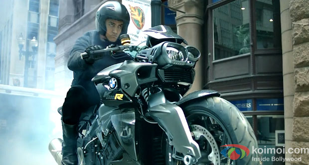 Aamir Khan in Dhoom:3 Movie Stills