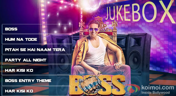 Akshay Kumar in Boss Jukebox Movie Stills