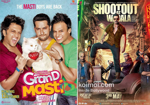 Grand Masti And Shootout at Wadala Movie Poster
