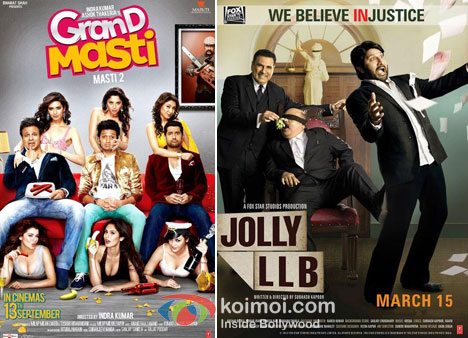 Grand Masti And Jolly LLB Movie Poster