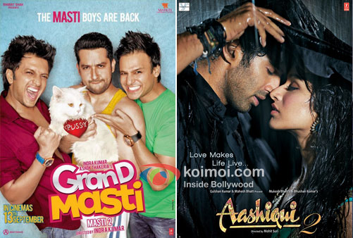 Grand Masti And Aashiqui 2 Movie Poster Grand Masti And Aashiqui 2 Movie Poster