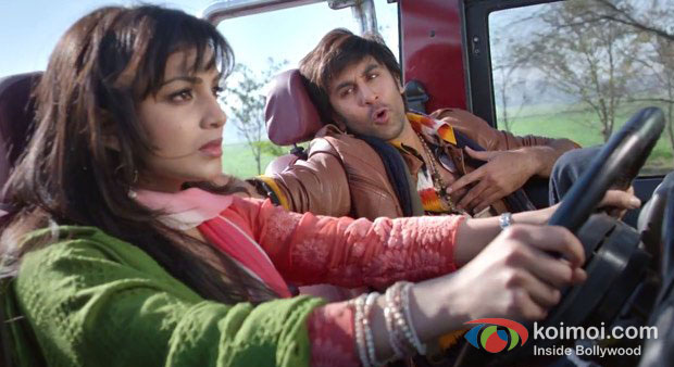 Pallavi Sharda And Ranbir Kapoor in Besharam Movie Stills