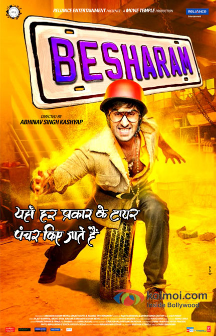 Ranbir Kapoor in Besharam Movie Poster