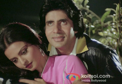 Rekha And Amitabh Bachchan