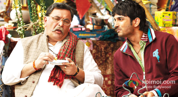 Rishi Kapoor And Sushant Singh Rajput in Shuddh Desi Romance Movie Stills