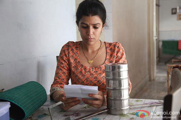 Nimrat Kaur in a still from The Lunchbox