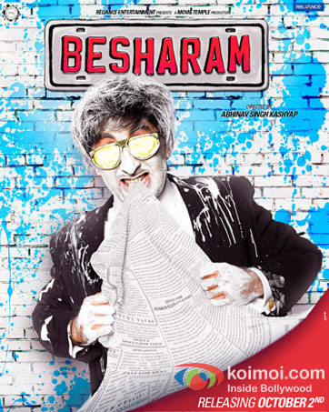 Ranbir Kapoor in Besharam Movie Poster
