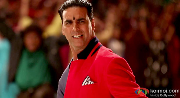 Akshay Kumar in a still from Boss Akshay Kumar in a still from Boss