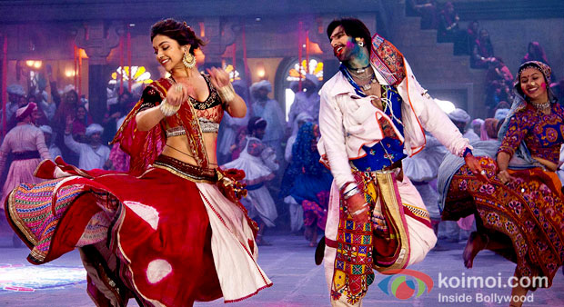 Deepika Padukone And Ranveer Singh in Ramleela Movie Stills
