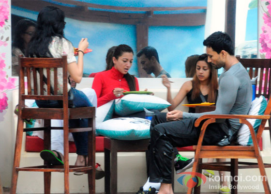 Gauhar Khan, Pratyusha Banerjee And Asif Azim in Bigg Boss 7
