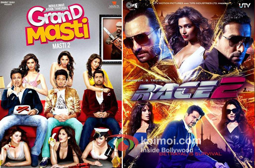 Grand Masti And Race 2 Movie Poster
