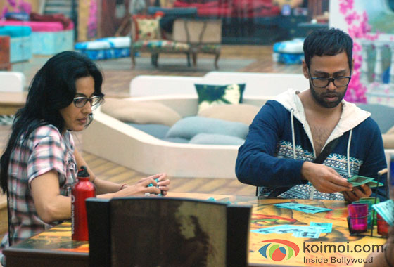 Kamya Panjabi And VJ Andy in Bigg Boss 7