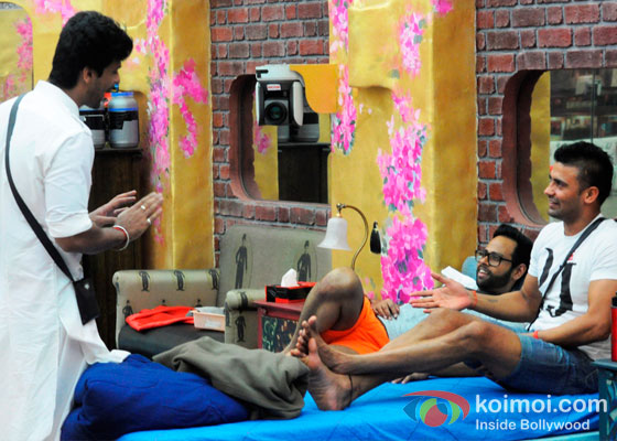 Kushal Tandon, VJ Andy And Sangram Singh in Bigg Boss 7