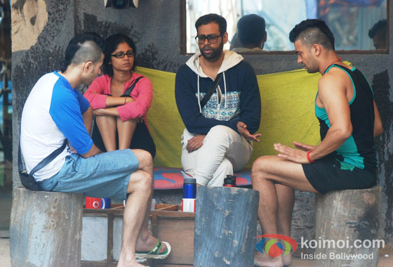 Ratan Rajput, VJ Andy And Sangram Singh in Bigg Boss 7