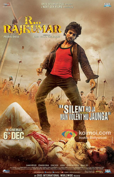 Shahid Kapoor in R…Rajkumar Movie Poster