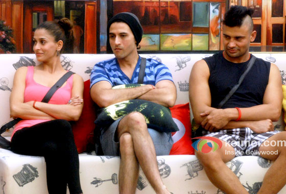 Shilpa Sakhlani And Sangram Singh in Bigg Boss 7