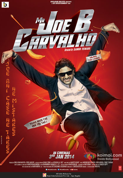 Arshad Warsi in a Mr Joe B. Carvalho movie poster