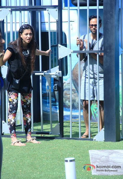 Gauhar Khan and VJ Andy in Bigg Boss 7
