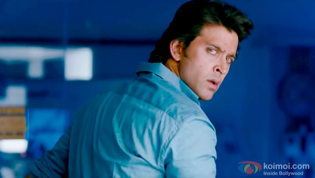 Hrithik Roshan in a still from Krrish 3 Hrithik Roshan in a still from Krrish 3