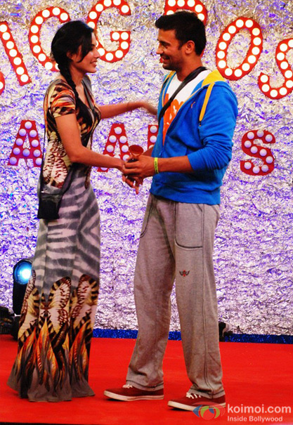 Kamya Panjabi and Sangram Singh in Bigg Boss 7
