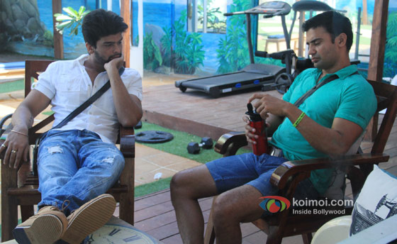 Kushal Tandon and Sangram Singh in Bigg Boss 7
