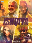 Naseeruddin Shah, Madhuri Dixit, Huma Qureshi and Arshad Warsi in Dedh Ishqiya Movie Poster