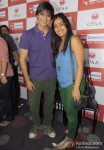 Vivek Oberoi and Priyanka Alva Oberoi attend a special screening of Krrish 3 organized for children diagnosed with Cancer Pic 1