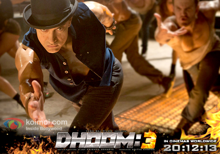 Aamir Khan in a still from Dhoom 3