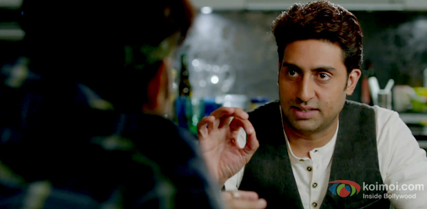 Abhishek Bachchan in a still from Dhoom 3