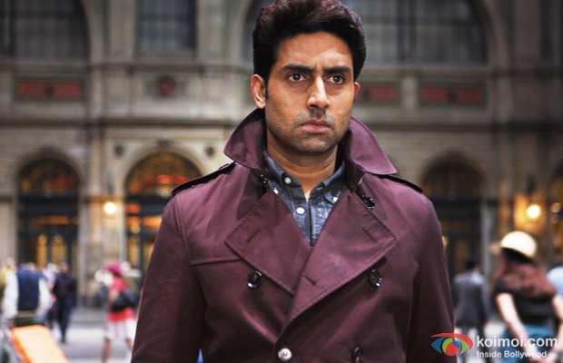 Abhishek Bachchan in a still from Dhoom 3